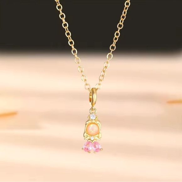 Diana Jewelry - Cute princess necklace Aurora sleeping beauty
